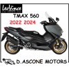 Scarico Completo Leovince Lv-12 Acciaio Nero Yamaha Tmax 560 2022 2024 CON STAFFA
