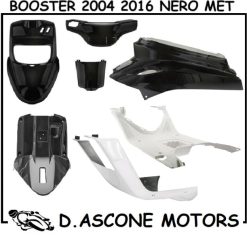 KIT CARENE 7 PEZZI BOOSTER 2004 2016 NERO METALLIZZATO