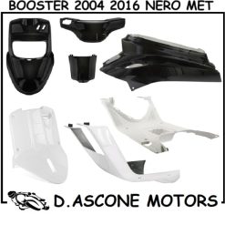 KIT CARENE 7 PEZZI BOOSTER 2004 2016 NERO METALLIZZATO