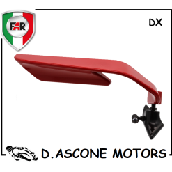 Retrovisore DX Dark Saber Rosso per Ducati Panigale V2 - V4 (fino al 2024)