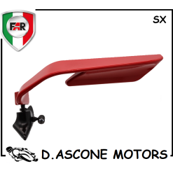 Retrovisore SX Dark Saber Rosso per Ducati Panigale V2 - V4 (fino al 2024)